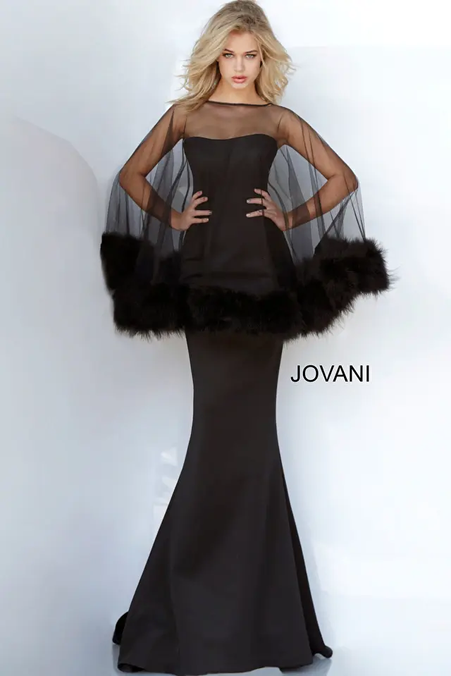 Black evening dress