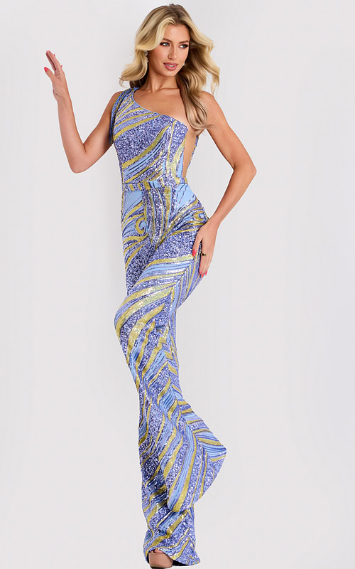 jumpsuit with open Back and Fringe Detail 36846
