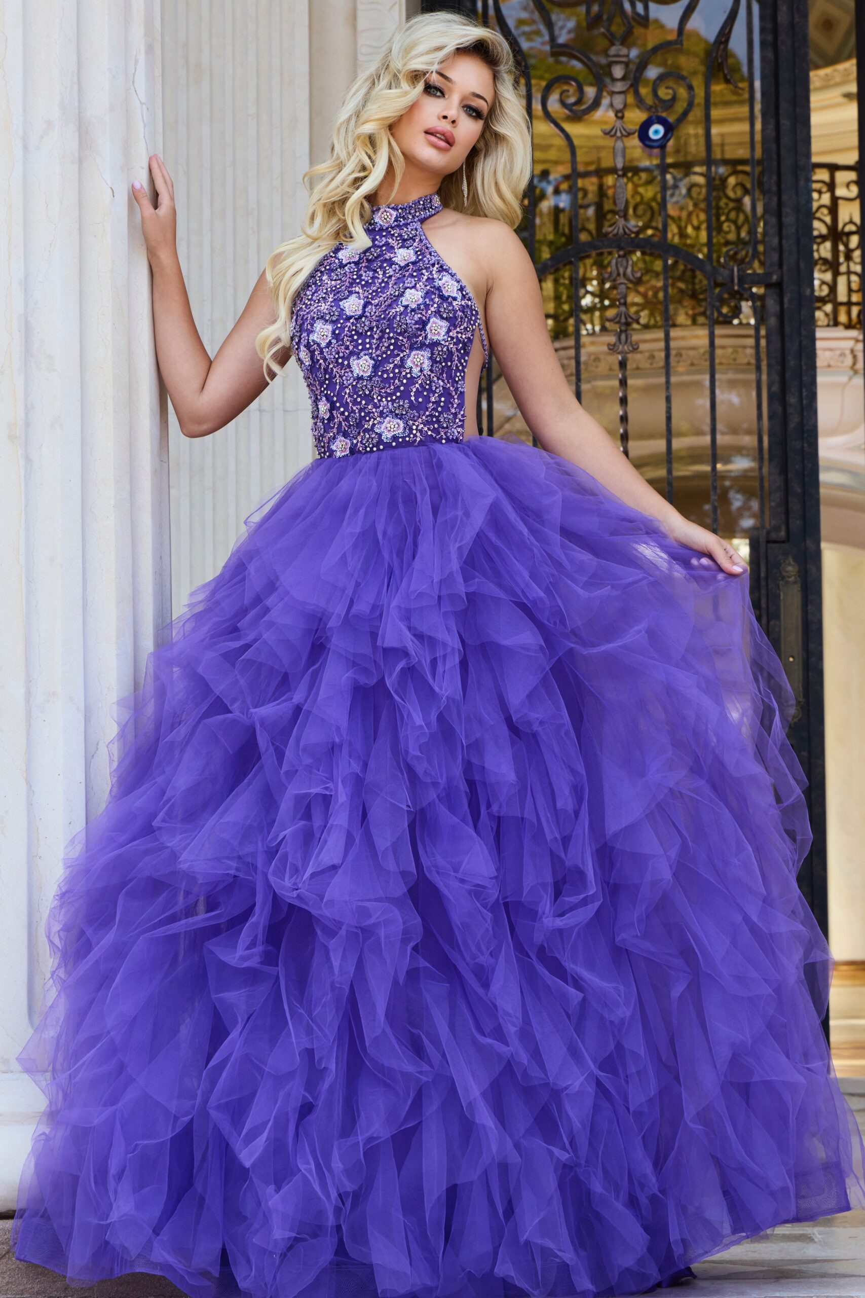 purple Ball Gowns