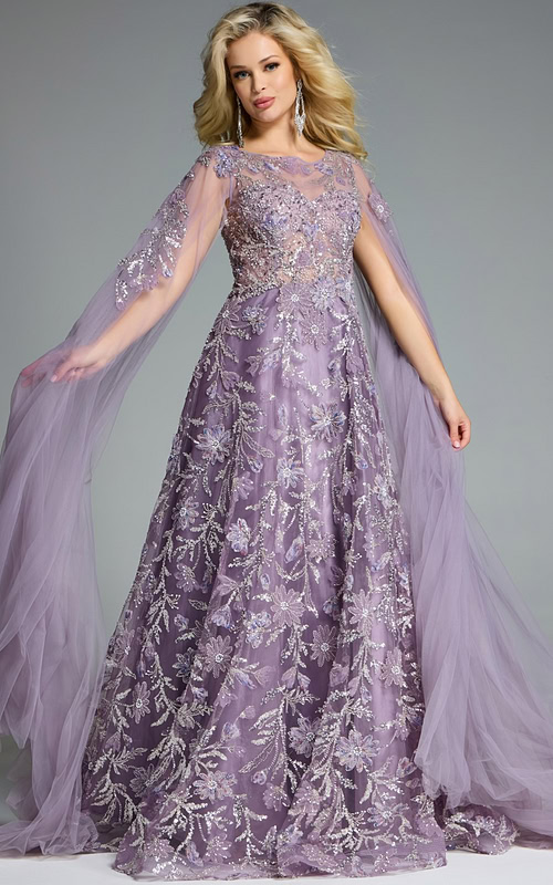 Model wearing Jovani dress 43312.