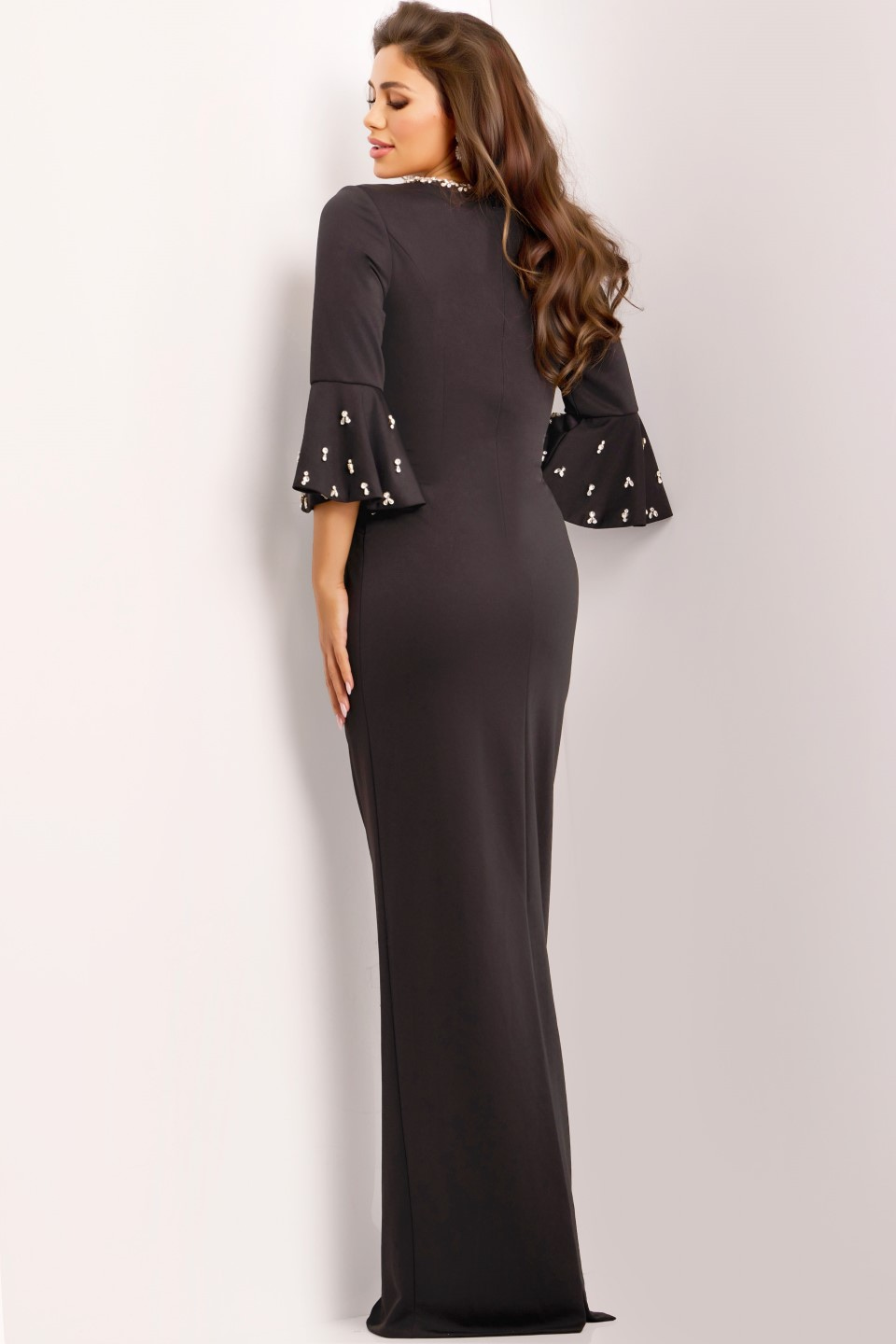 Model wearing Jovani dress 43826.