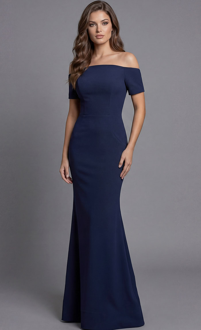 off the shoulder fitted dress 44729