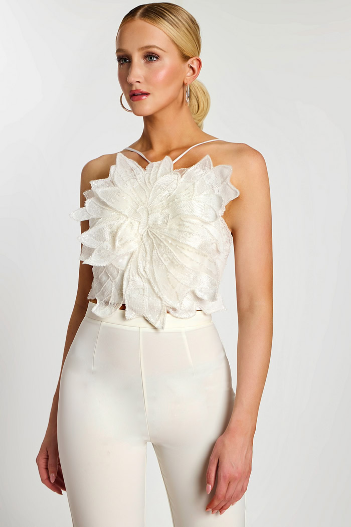 white contemporary top 45159