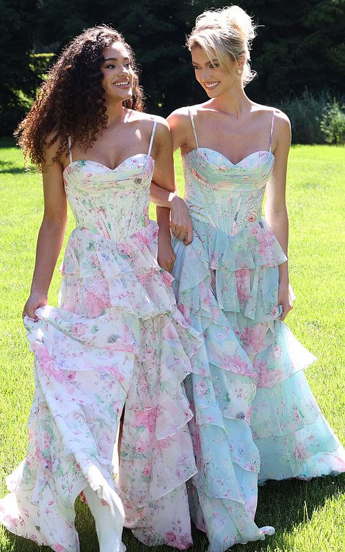 print strapless blue and white summer dress 47282
