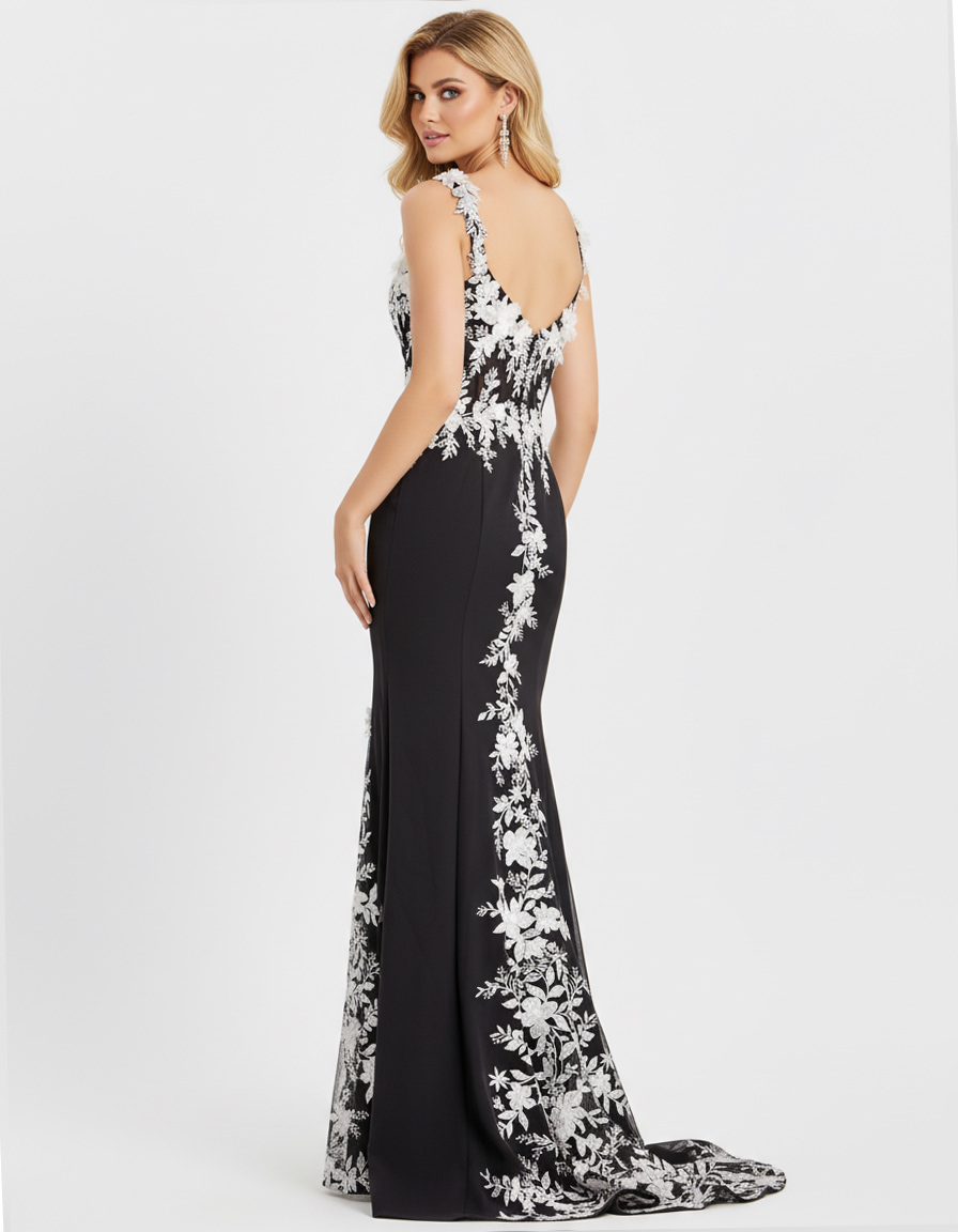 black and white dress 49465