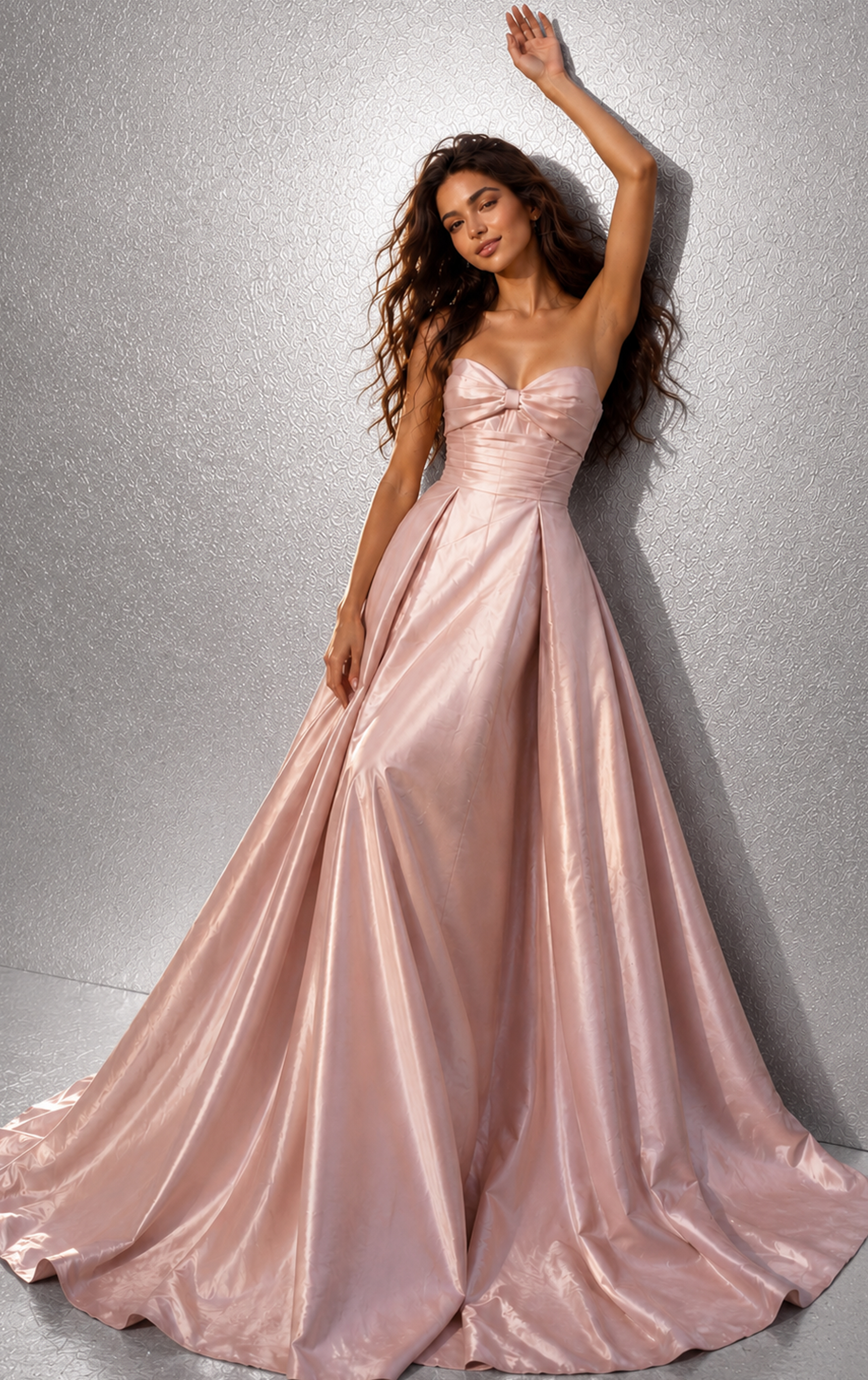 flowy a line long prom dress 49571