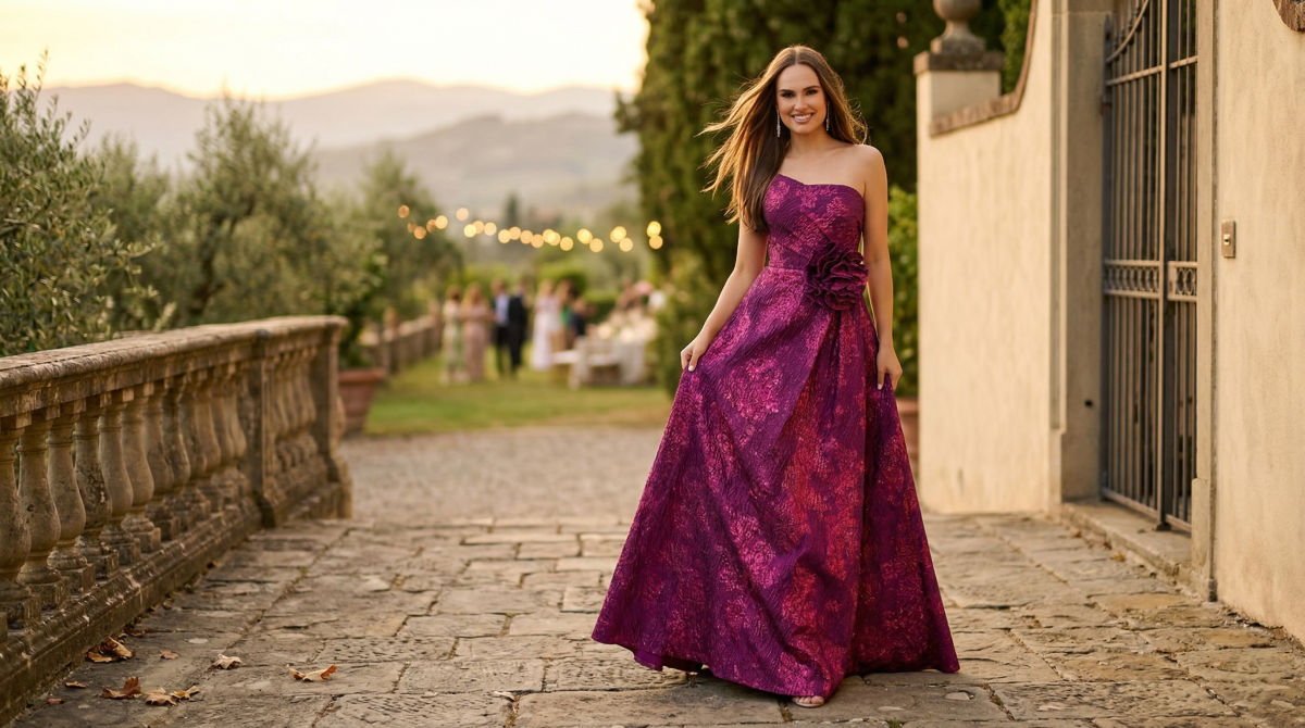 The Structure of A Line Evening Dresses