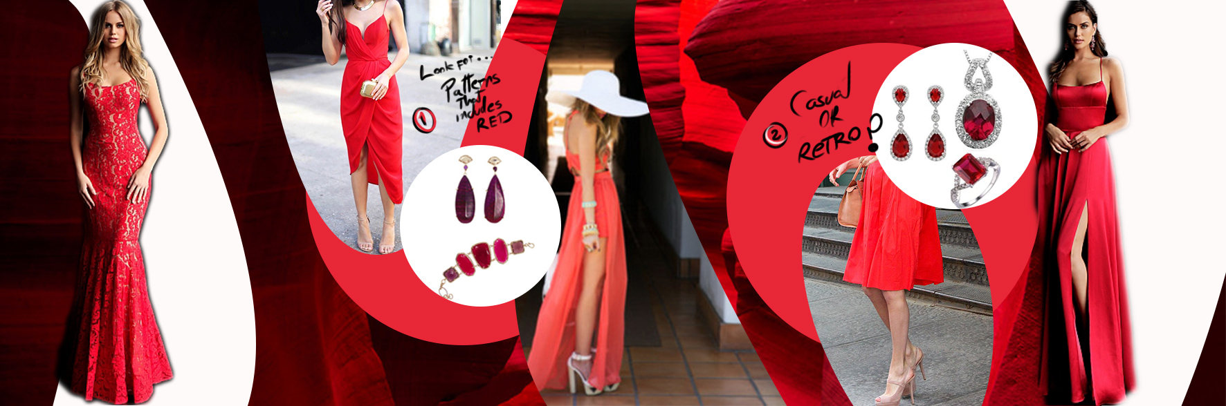 How To Wear & Accessorize A Red Prom Dress