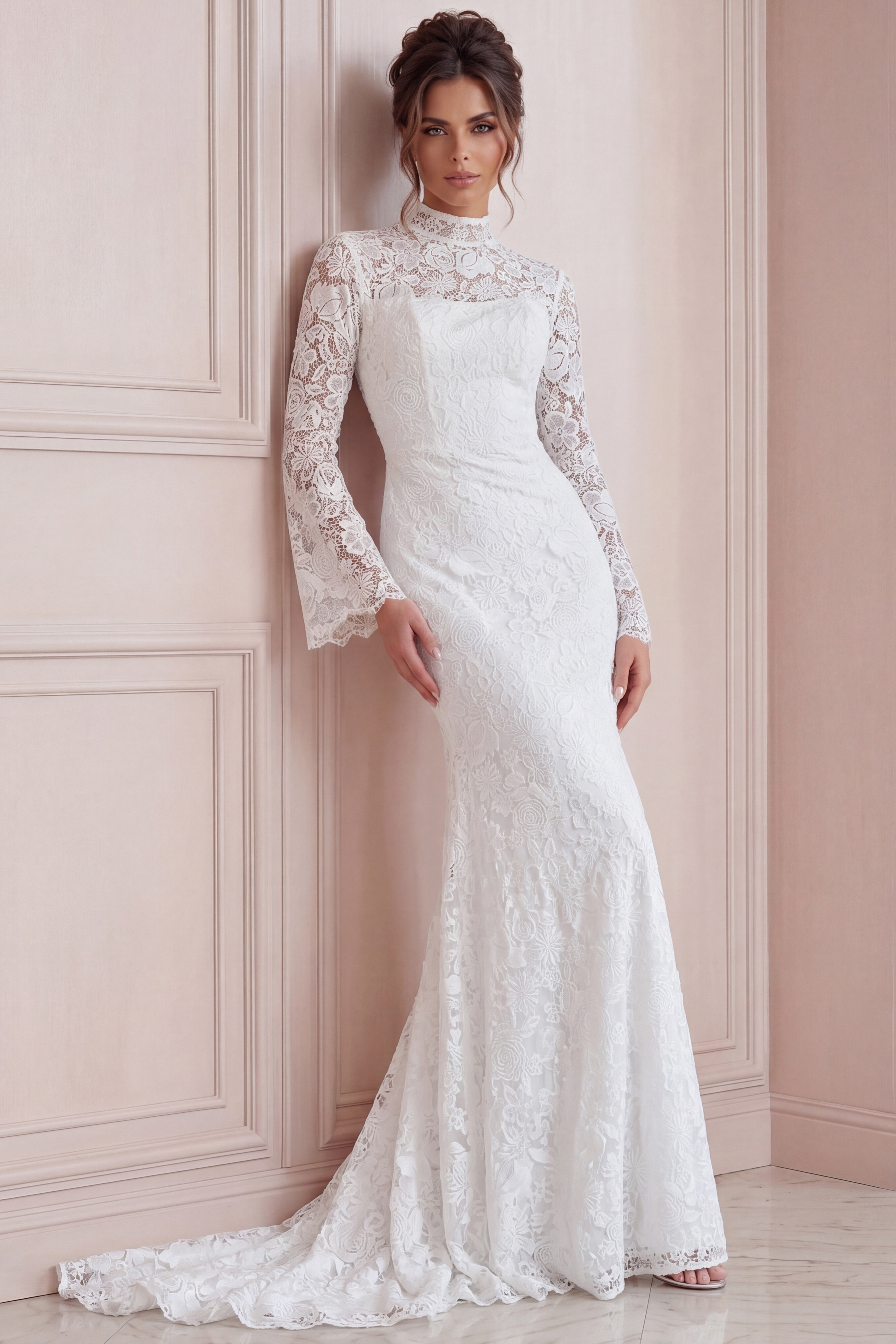 long sleeves lace dress JB45767