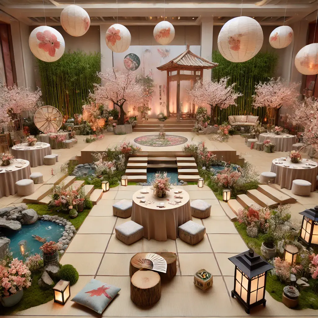 Japanese Garden Theme Decoration