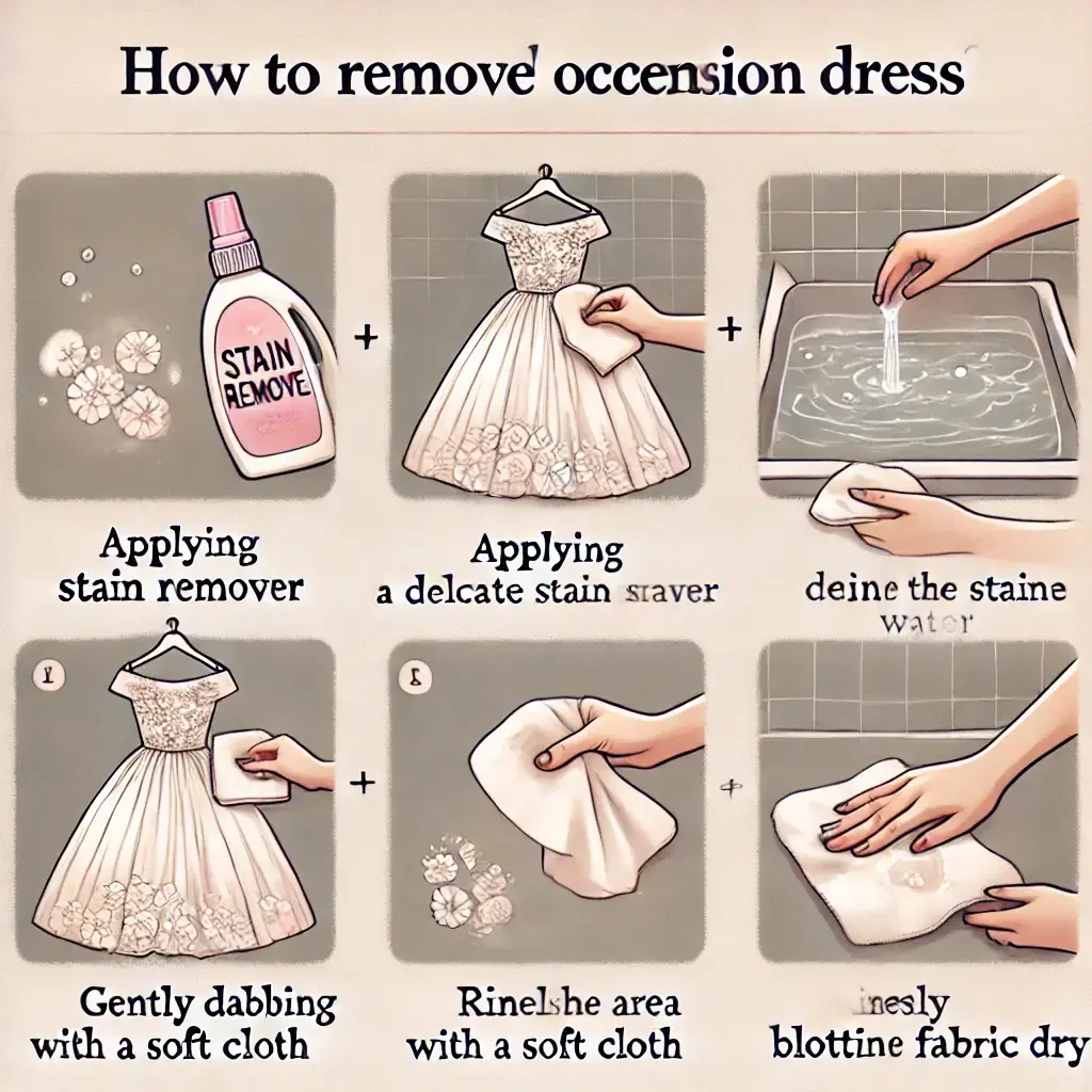remove stains from your dress