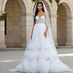 Sweetheart neckline a line bridal gown